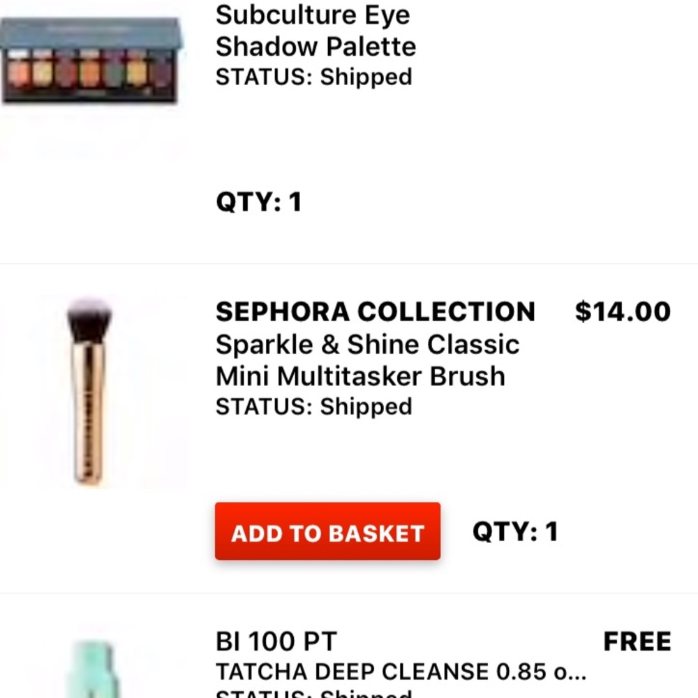 5/25 Sephora Mini Foundation Brush